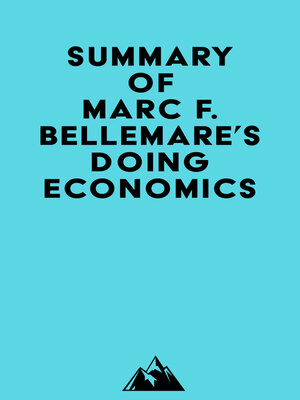 cover image of Summary of Marc F. Bellemare's Doing Economics